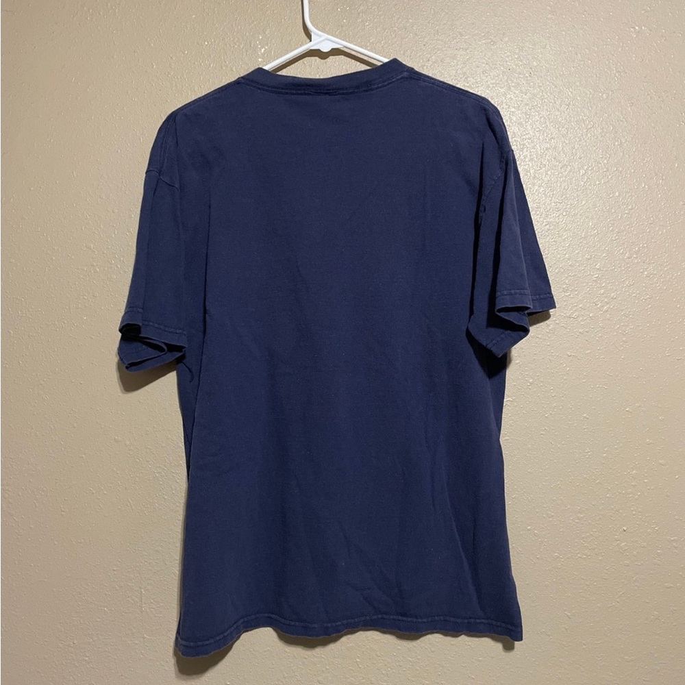 Y2K Navy Blue Funny Humor Short Sleeve T-Shirt Adult L I’m Confused - Picture 5 of 6